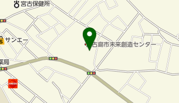 宮古島市未来創造センターの地図画像