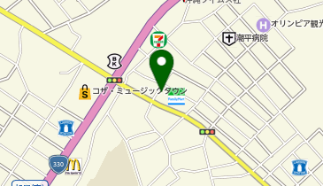 沖縄タイムス社中部支社の地図画像