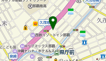 朝日新聞社那覇総局の地図画像