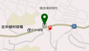 琉球銀行北中城支店の地図画像