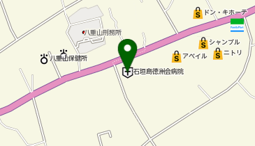 石垣島徳洲会病院の地図画像