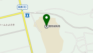 沖縄県立豊見城南高校の地図画像