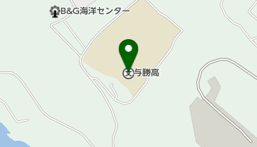 沖縄県立与勝高校の地図画像