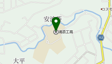 沖縄県立浦添工業高校の地図画像