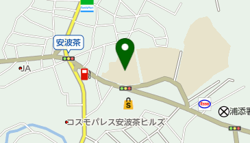 浦添市立浦添中学校の地図画像