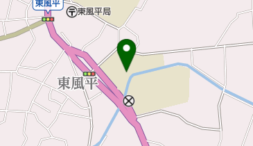 八重瀬町立東風平中学校の地図画像