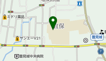 豊見城市立上田小学校の地図画像
