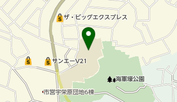 那覇市立宇栄原小学校の地図画像