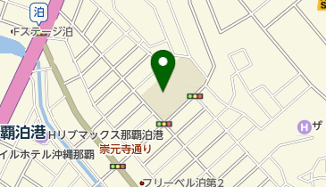 那覇市立泊小学校の地図画像