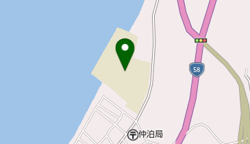 恩納村立仲泊小学校の地図画像