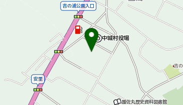 中城ひらやすこども園の地図画像