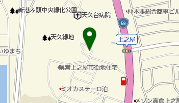 育英義塾教員養成学院の地図画像