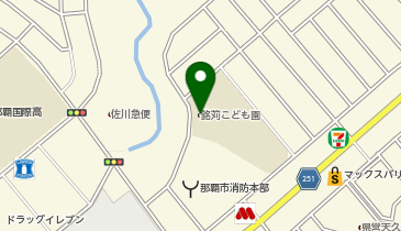 那覇市認定こども園銘苅こども園の地図画像