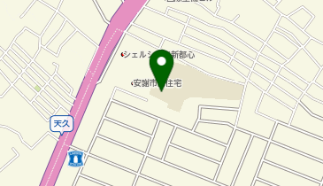 那覇市認定こども園安謝こども園の地図画像