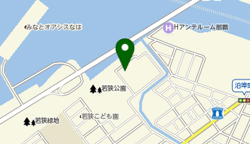 那覇市公私連携型保育所若狭浦保育所の地図画像