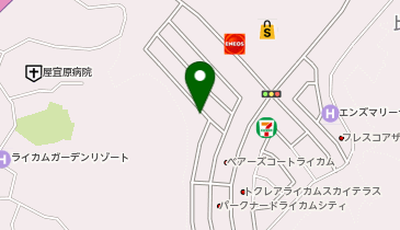 ライカム煌保育園の地図画像