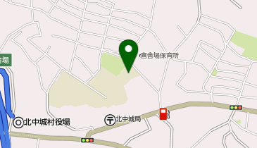 北中城こども園の地図画像