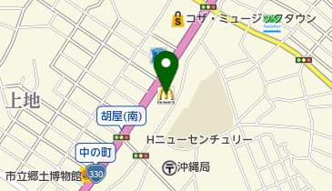 サンエー中の町タウンの地図画像