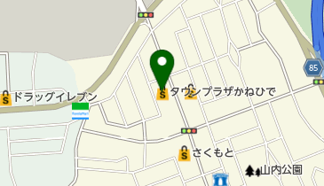 タウンプラザかねひで山内市場の地図画像