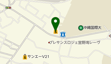 タウンプラザかねひで沖国大前店の地図画像