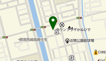 タウンプラザかねひで西崎店の地図画像