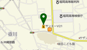 サンエーV21じょうがく食品館の地図画像