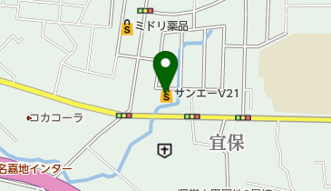 サンエーV21ぎぼ食品館の地図画像