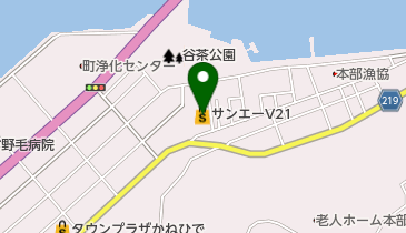 サンエーV21もとぶ食品館の地図画像