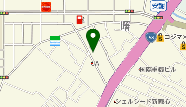 業務用食品スーパー安謝店の地図画像