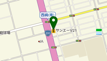 サンエーV21食品館西崎店の地図画像