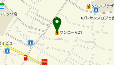 サンエーV21食品館佐真下店の地図画像