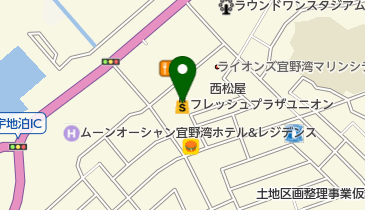 フレッシュプラザユニオン宇地泊店の地図画像