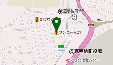 サンエーV21かでな食品館の地図画像