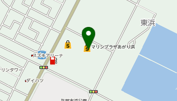 ヴァインドラッグあがりはま店の地図画像