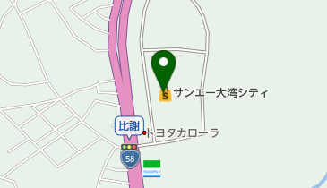 マツモトキヨシ大湾シティ店の地図画像