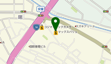 イオンドラッグ安謝店の地図画像