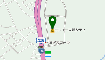 サンエー大湾シティの地図画像