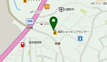 ハニーズ浦添店の地図画像