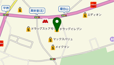 ハニーズ石垣やいま店の地図画像