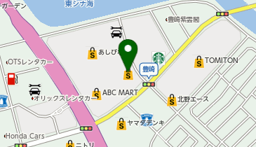 GAP Outlet沖縄アウトレットモールあしびなー店の地図画像