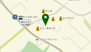 マックハウスイオンタウン宮古西里店の地図画像