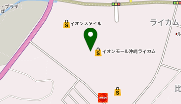 コジマ&times;ビックカメライオンモール沖縄ライカム店の地図画像