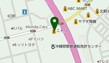 ニトリ豊見城店の地図画像