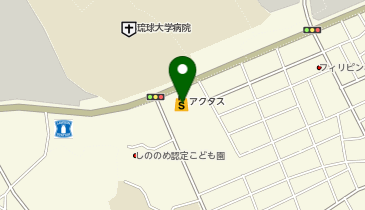 アクタス沖縄店の地図画像