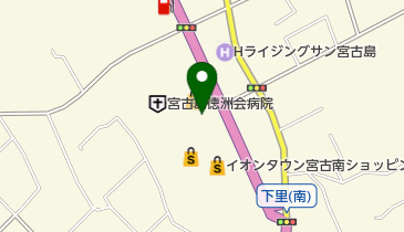 ヴィレッジヴァンガードイオン宮古南の地図画像