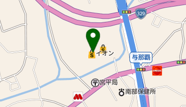 ヴィレッジヴァンガードイオン南風原の地図画像