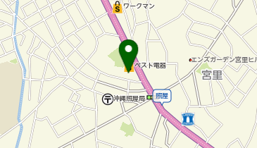 ブックオフコザ店の地図画像