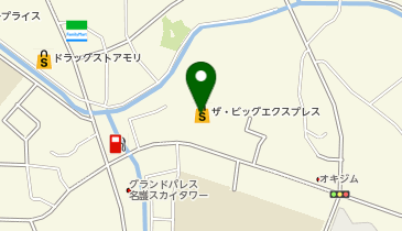 ザ・ビッグエクスプレス名護店の地図画像