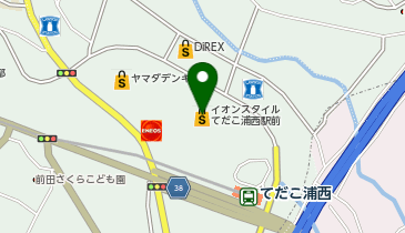 Can★Doイオンスタイルてだこ浦西駅前店の地図画像