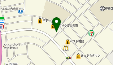 auショップ天久りうぼう楽市の地図画像